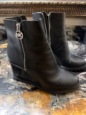 Michael Kors Evelyn Wedge Bootie